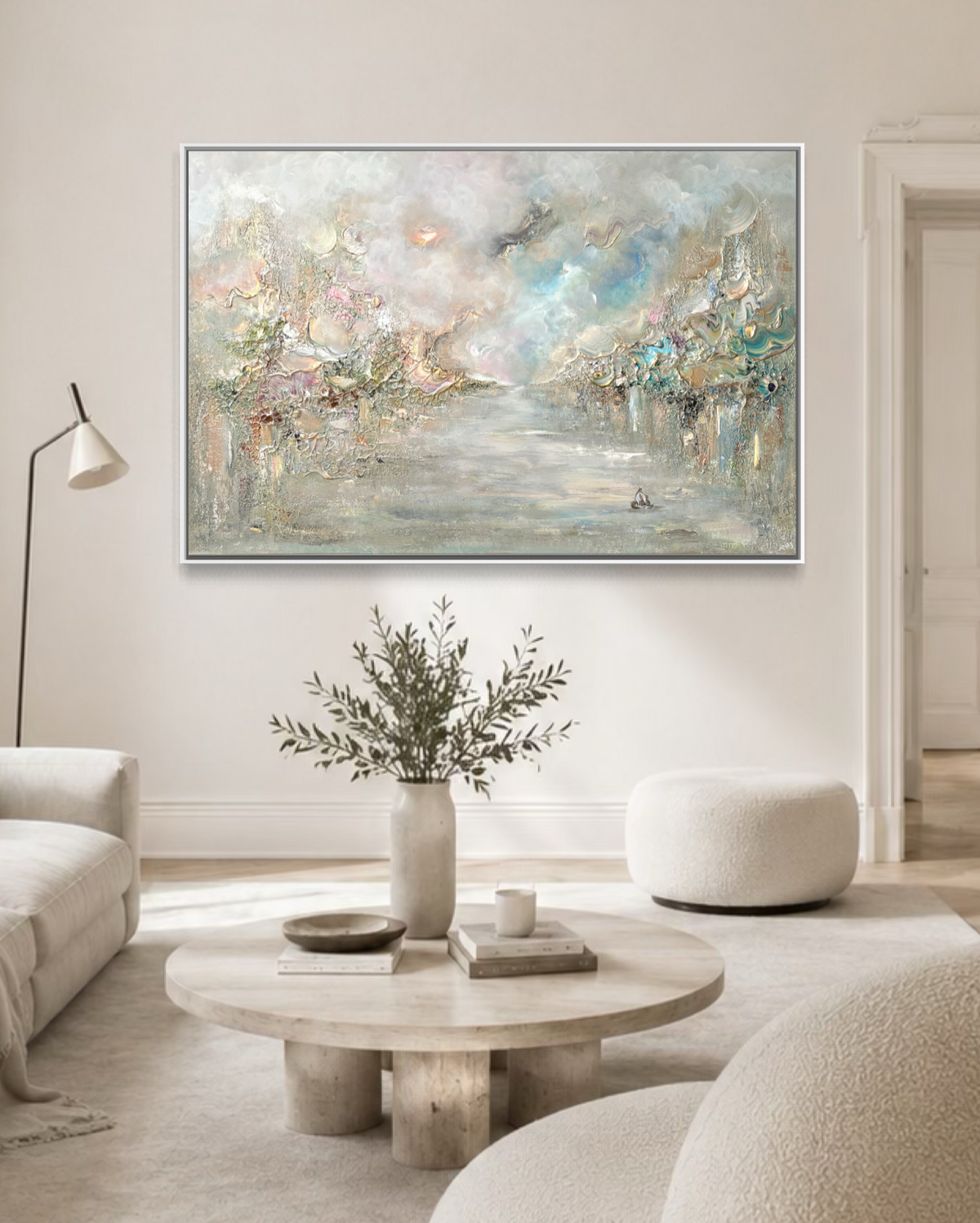 Golden fox fields - Original Painting