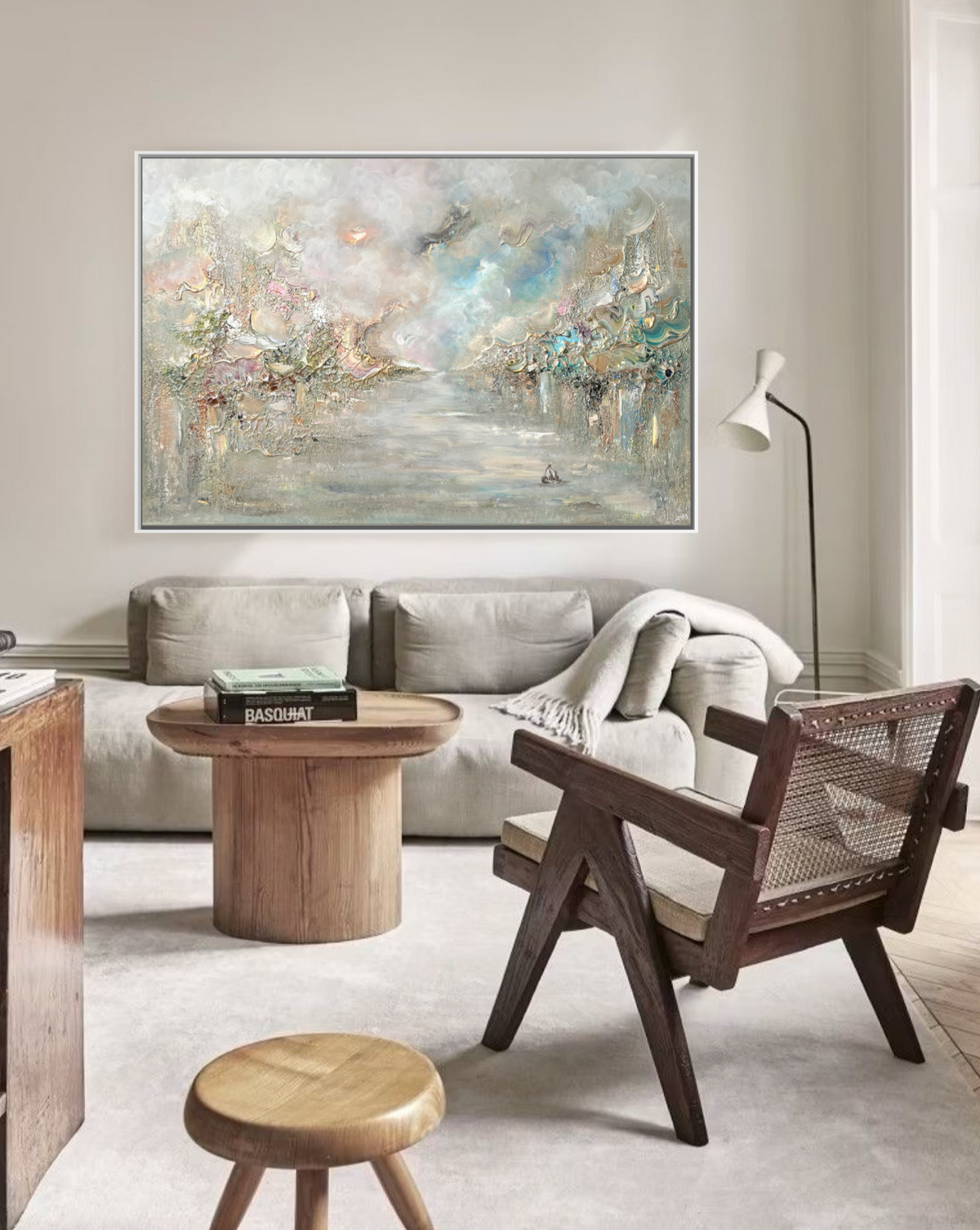 Golden fox fields - Original Painting