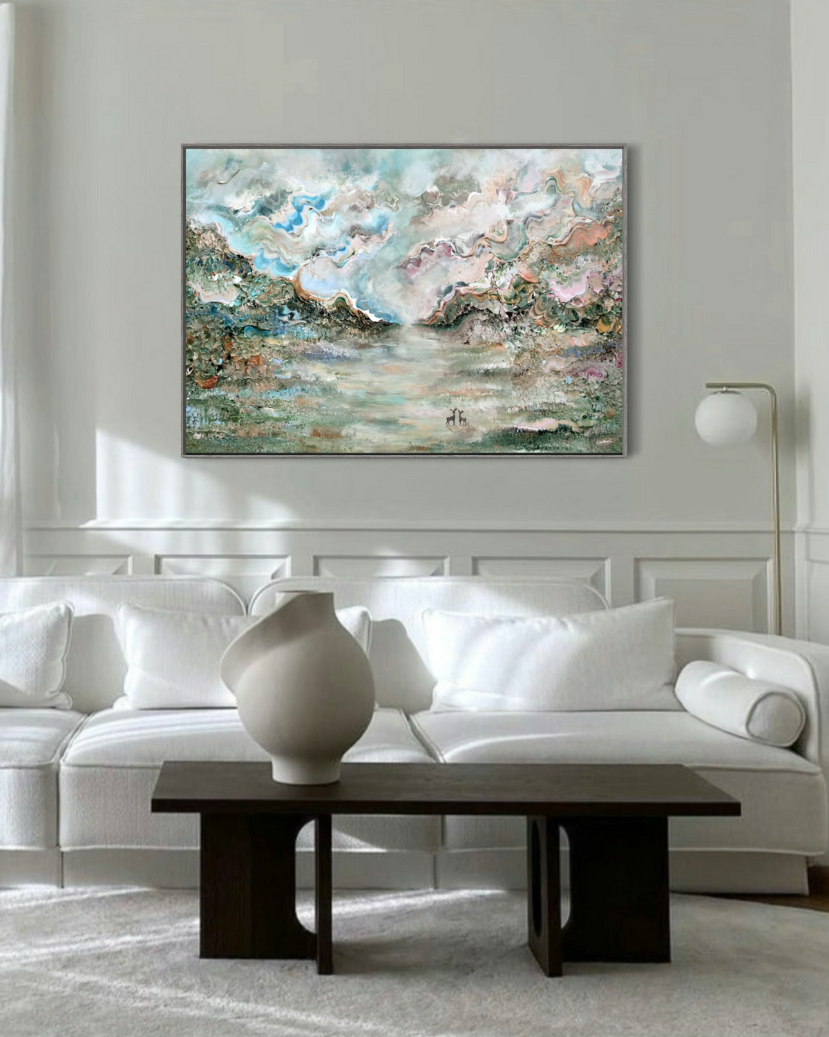 Deer forest reverie Print
