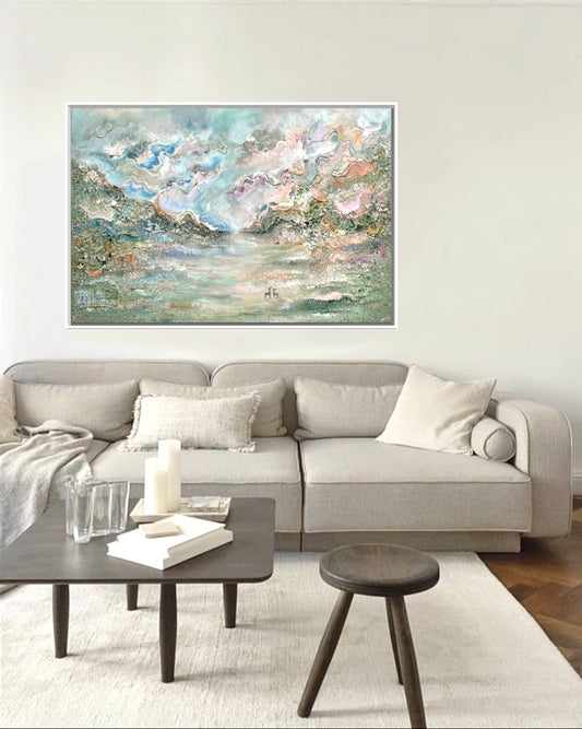 Deer forest reverie - Original Painting