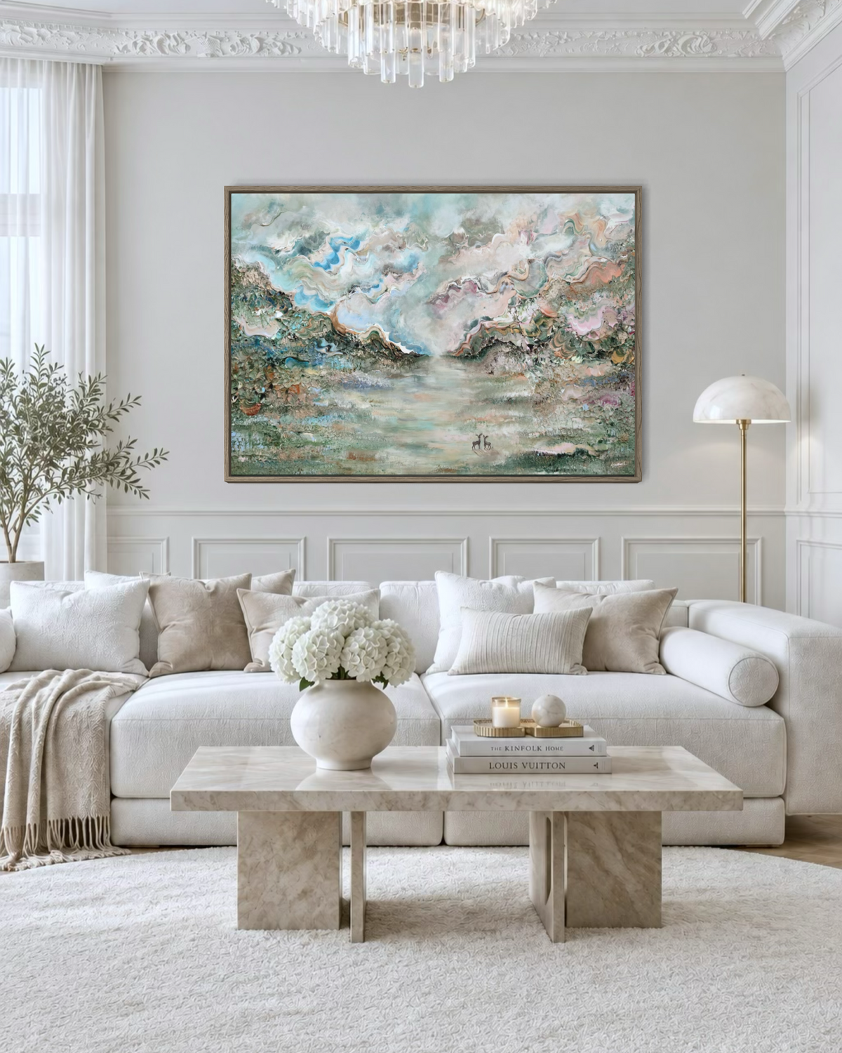 Deer forest reverie Print